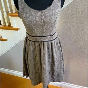 Monteau Sweater Grey sleeveless dress size Medium